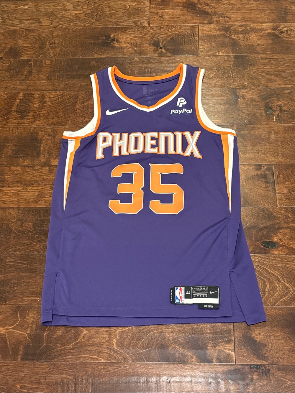 NBA Phoenix Suns Purple & Orange #35 Basketball Jersey